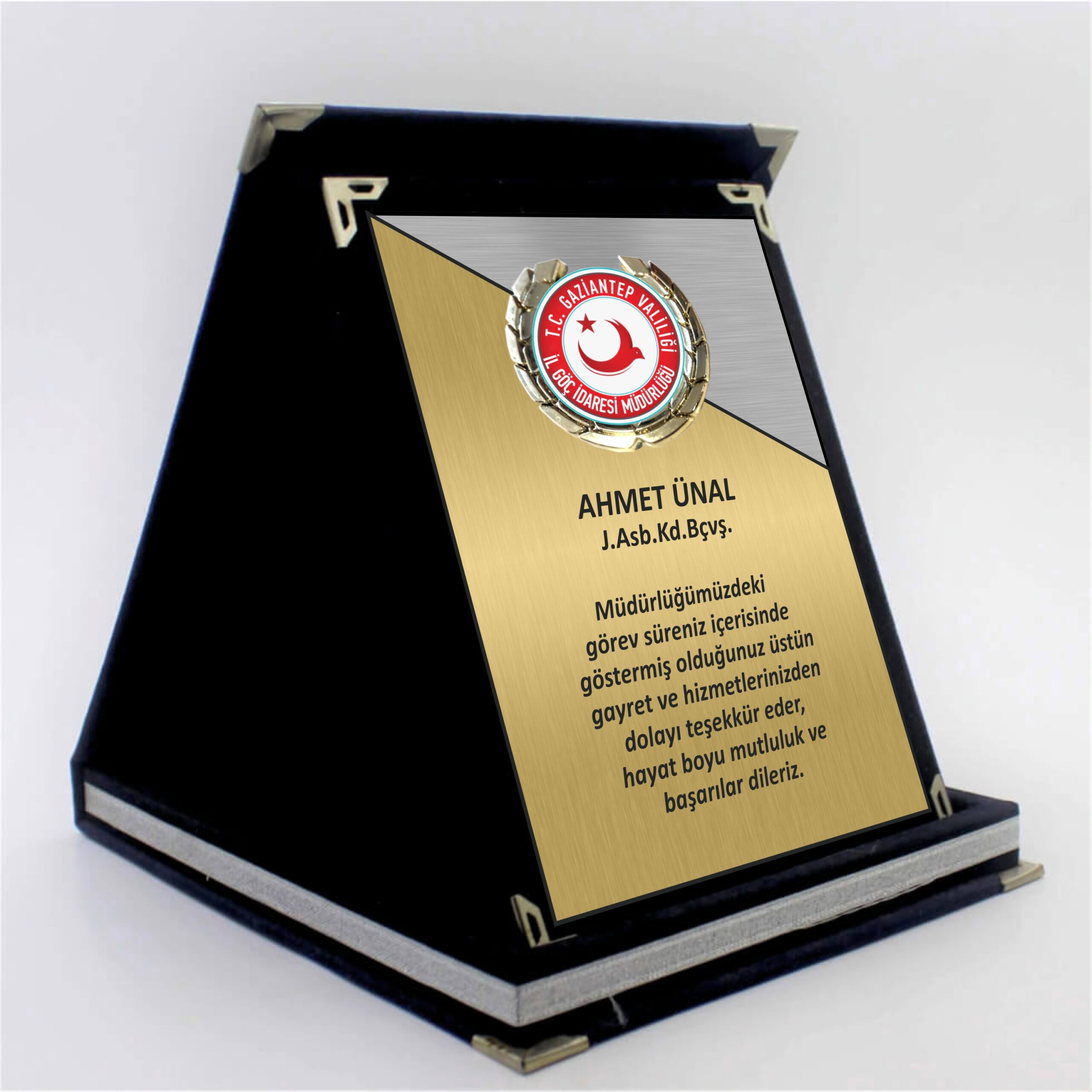 Fasetli Albüm Teşekkür Plaketi - Görsel 2