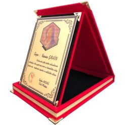 Öğretmenlere Özel Kırmızı Kadife Plaket