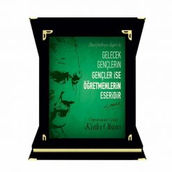 Classic Shop 34 Öğretmenlere Özel Siyah Kadife Plaket