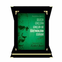 Classic Shop 29 Öğretmenlere Özel Siyah Kadife Plaket