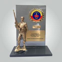 Classic Shop 29 Komando Figürlü Askeri Jandarma Hizmet Anısı Plaket