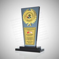 Uzman Çavuş Tayin Hizmet Anısı Cam Plaket