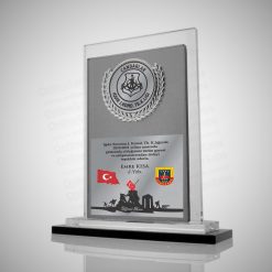 Classic Shop 71 Alternative view of Jandarma Tayin Hizmet Anısı Fasetli Kristal Plaket