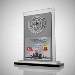Classic Shop 65 Alternative view of Jandarma Tayin Hizmet Anısı Fasetli Kristal Plaket