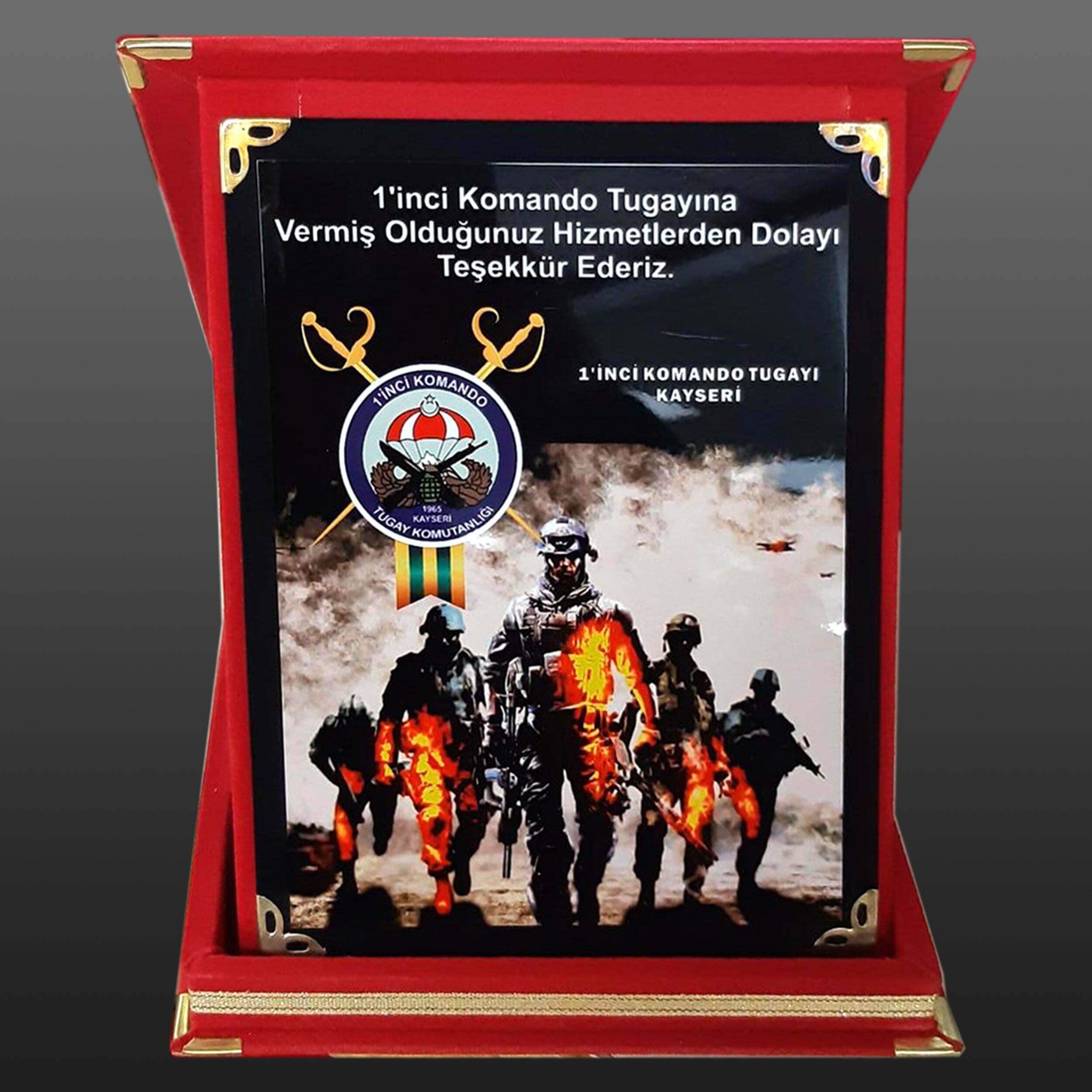 Classic Shop 80 Jandarma Komando Hizmet Tayin Anısı Albüm Plaket