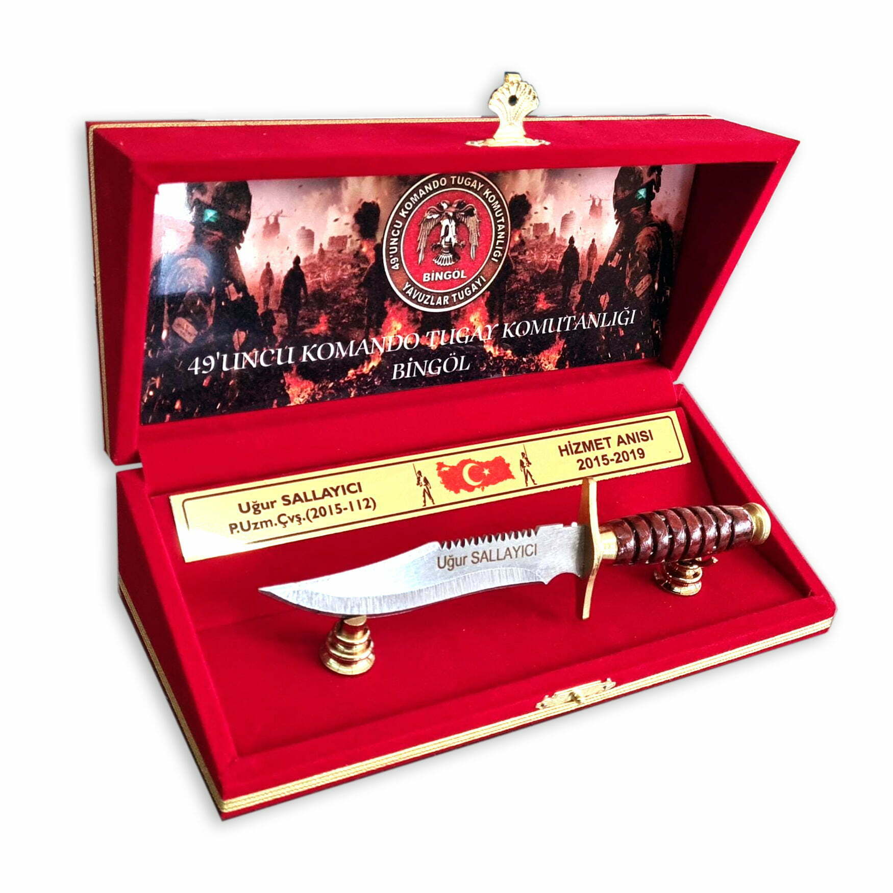 Classic Shop 84 Askeri Hediyelik Özel Kutulu Uzman Jandarma Komando Bıçağı
