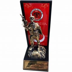 Classic Shop 37 Asker Komando Figürlü Ziyaret Anısı Plaket Şilt