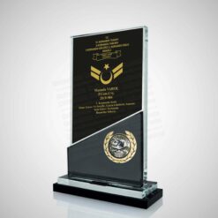 Alternative view of Kristal Cam Komando Uzman Çavuş Hizmet Anısı Plaket