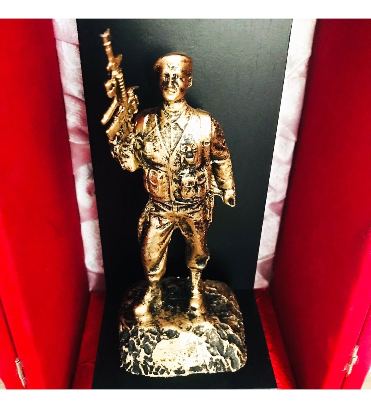 Askeri Komando Biblolu Ahşap Kadife Kutulu Plaket 3 Askeri Komando Biblolu Ahşap Kadife Kutulu Plaket - Görsel 3