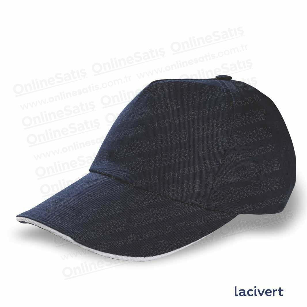 Pamuk Gabardin Şapka – Lacivert 1 Pamuk Gabardin Şapka – Lacivert