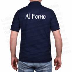 Alternative view of Promosyon Tişört Lacivert Pamuklu Polo Yaka