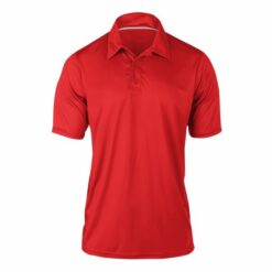 Mikro Polyester Polo Yaka Tişört Kırmızı