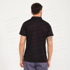 Mikro Polyester Polo Yaka Tişört Siyah