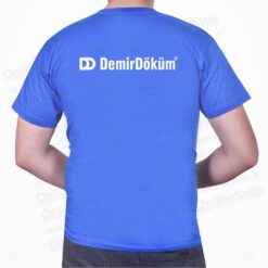 Alternative view of Promosyon Tişört Lacivert Pamuklu Bisiklet Yaka