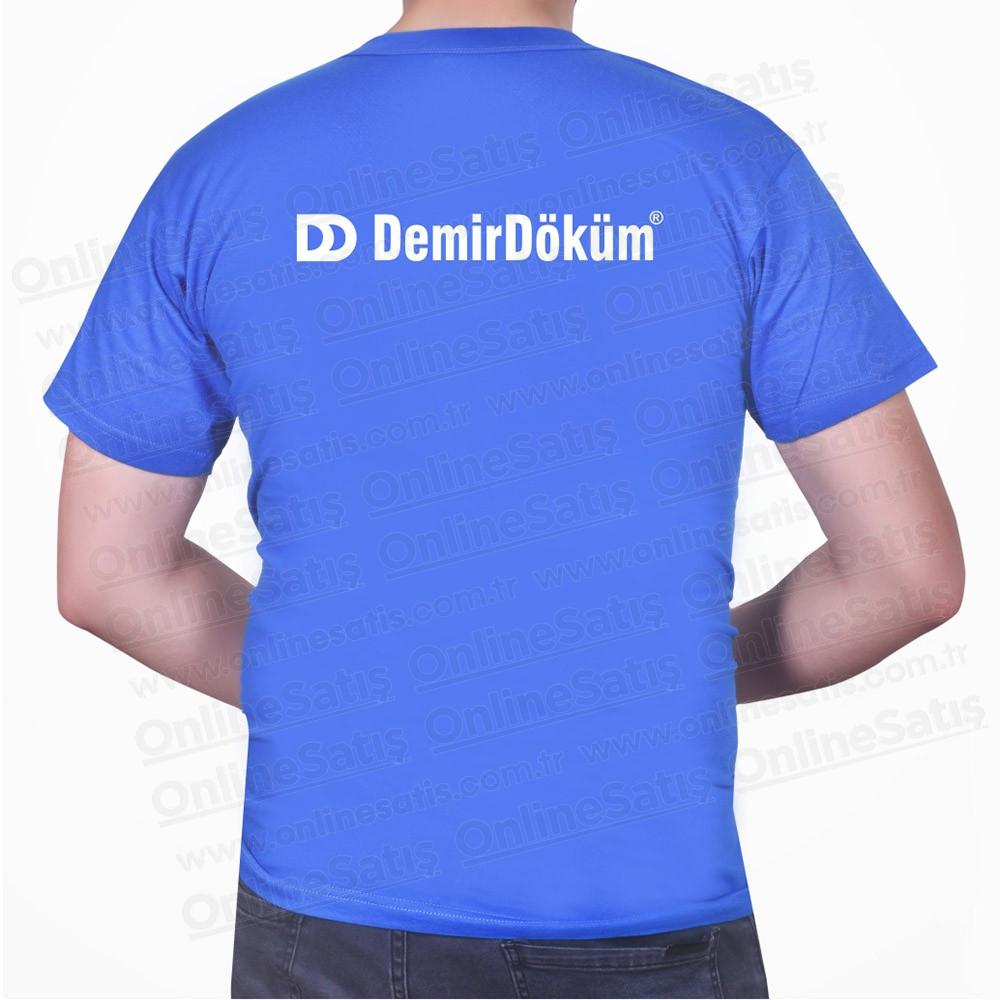 Promosyon Tişört Lacivert Pamuklu Bisiklet Yaka 2 Promosyon Tişört Lacivert Pamuklu Bisiklet Yaka - Görsel 2