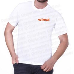 Promosyon Tişört Beyaz Pamuklu Bisiklet Yaka 7 Promosyon Tişört Beyaz Pamuklu Bisiklet Yaka