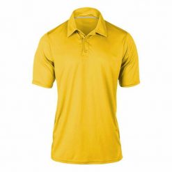 Mikro Polyester Polo Yaka Tişört Sarı