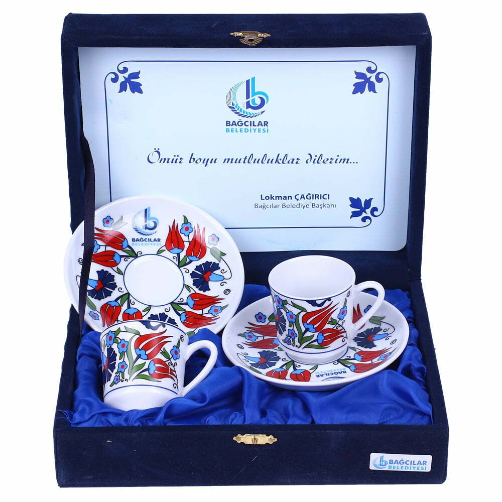 Kişiye Özel Kutulu Fincan Seti Takımı 1 Kişiye Özel Kutulu Fincan Seti Takımı