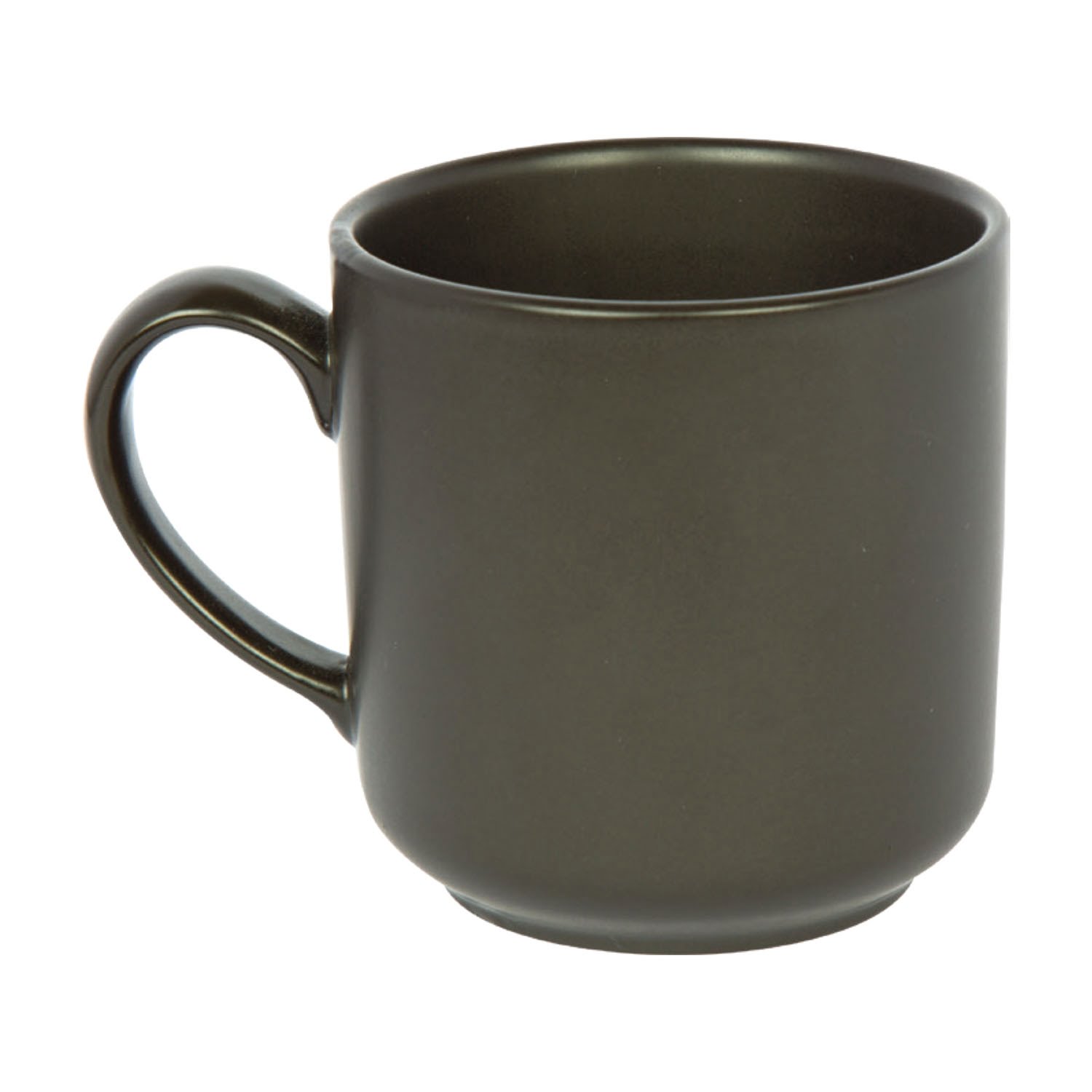 Logo Baskılı Porselen Bardak Siyah Mug