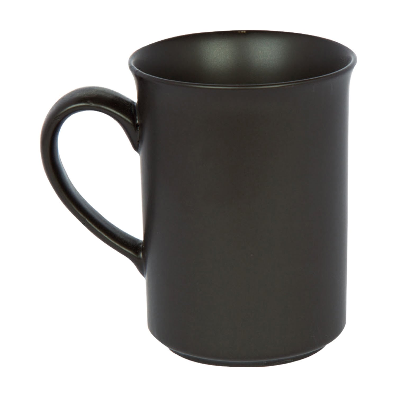 Logo Baskılı Porselen Siyah Bardak Mug