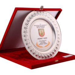 Askeri Jandarma Hizmet Anısı Metal Tabak Plaket