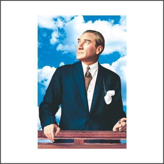 Atatürk Posteri - 150*225 cm - Görsel 7