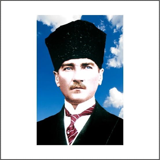 Atatürk Posteri - 150*225 cm - Görsel 2