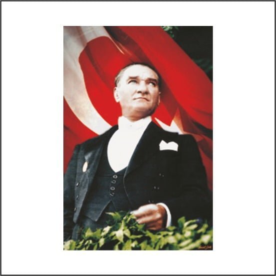 Atatürk Posteri - 150*225 cm - Görsel 3