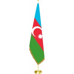 Özel Logolu (Simli) Telalı Makam Bayrağı ve Gold Pirinç Makam Direği 8 Özel Logolu (Simli) Telalı Makam Bayrağı ve Gold Pirinç Makam Direği