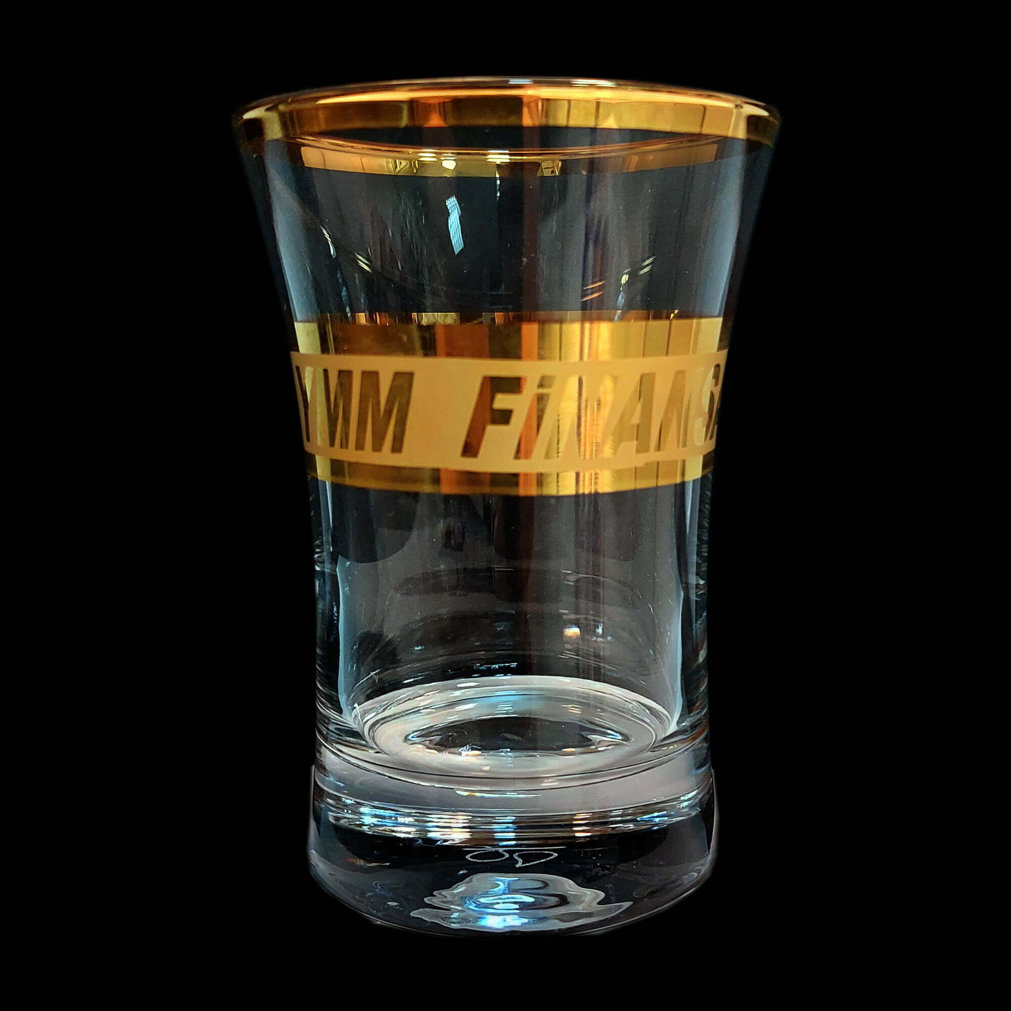 Altın Yaldızlı Logolu Su Bardağı - Görsel 2