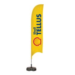 Yelken Olta Dalgalı Kesim Bayrak 75x300 cm