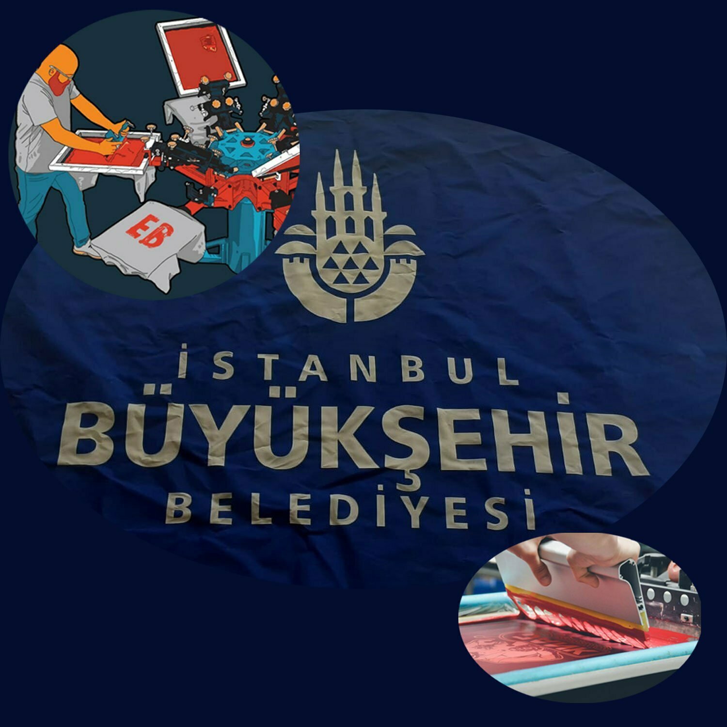 Özel Logolu Alpaka Gönder Bayrak Flama 120x180 - Görsel 2