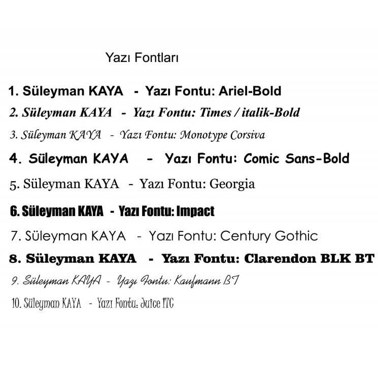 Kristal Şeffaf Siyah Cam Masa İsimliği Notluklu 15X30 cm - Görsel 2