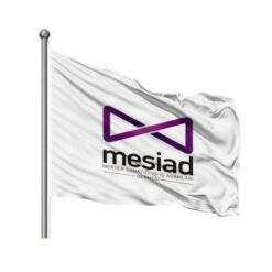 Özel Logolu Gönder Flama 50x75 - Çift Kat Saten