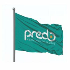 Özel Logolu Gönder Flama 100x150 - Çift Kat Saten