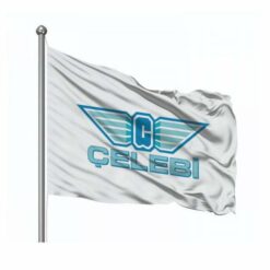 Alternative view of Özel Logolu Gönder Flama 120x180 - Çift Kat Saten