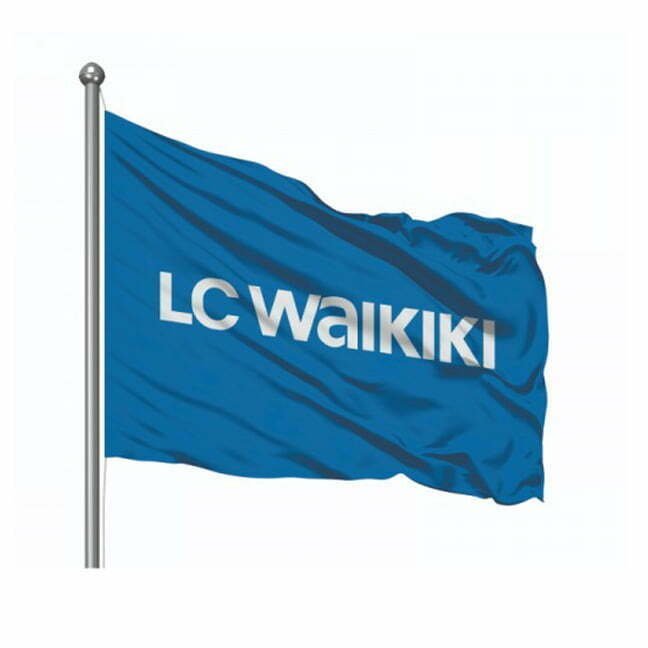 Özel Logolu Gönder Flama 70x105 - Çift Kat Saten