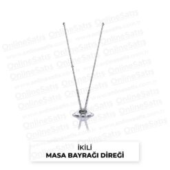 Özel Logolu İkili Masa Bayrağı (2 li)
