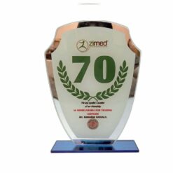 Cam Aynalı Kristal Plaket Kalkan