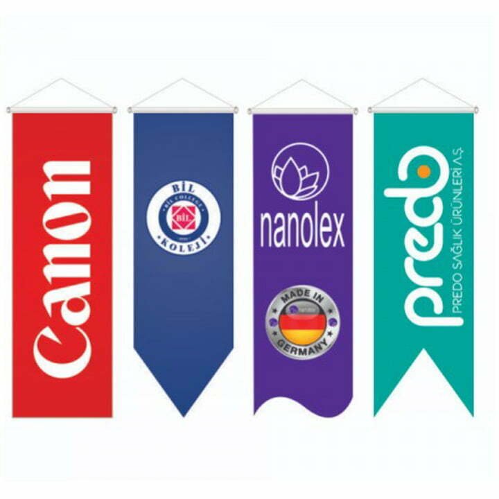 Özel Logolu Kırlangıç Flama 50x125 1 Özel Logolu Kırlangıç Flama 50x125