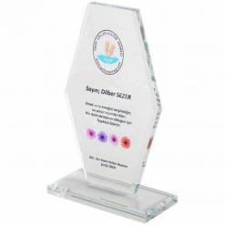 Şeffaf Kristal Plaket - PRT06