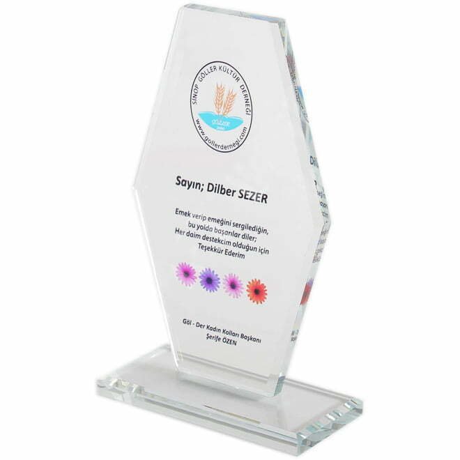 Şeffaf Kristal Plaket - PRT06 1 Şeffaf Kristal Plaket - PRT06