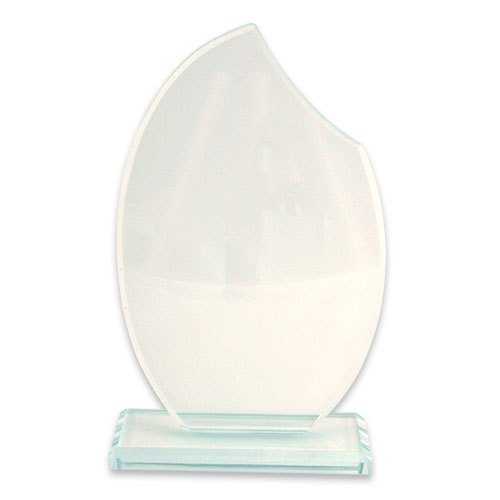 Kristal Plaket Kenarı Kesik Oval - Görsel 2