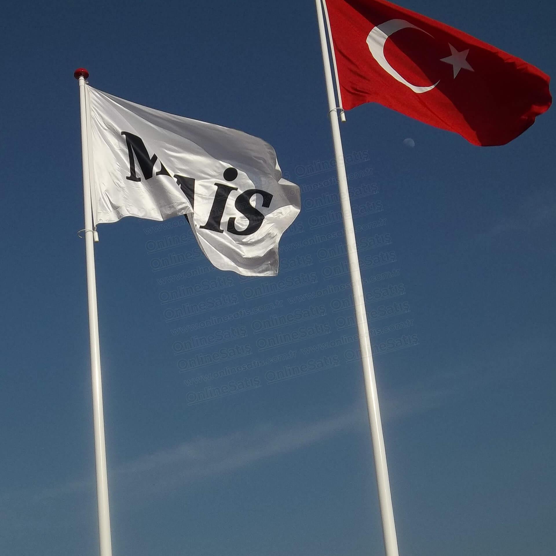 Raşel Özel Logolu Gönder Bayrağı - 70x105 cm 1 Raşel Özel Logolu Gönder Bayrağı - 70x105 cm