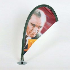 Classic Shop 37 Damla Plaj Tipi Masa Bayrağı