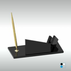 Kristal Masa İsimliği Şeffaf Ekonomik 11x24 cm