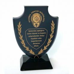 Polis Hizmet Anısı Kristal Plaket ŞLT-210