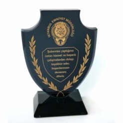 Polis Hizmet Anısı Kristal Plaket ŞLT-210