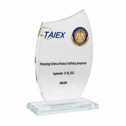 Şeffaf Kristal Plaket - PRT03