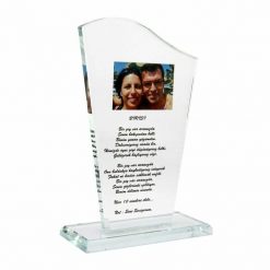Şeffaf Kristal Plaket - PRT07